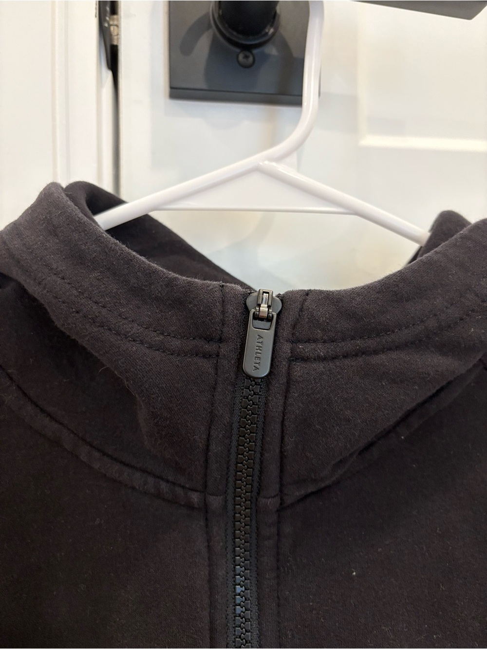Athleta Forever Fleece 1/2 Zip Hoodie Size Small - Picture 3 of 9